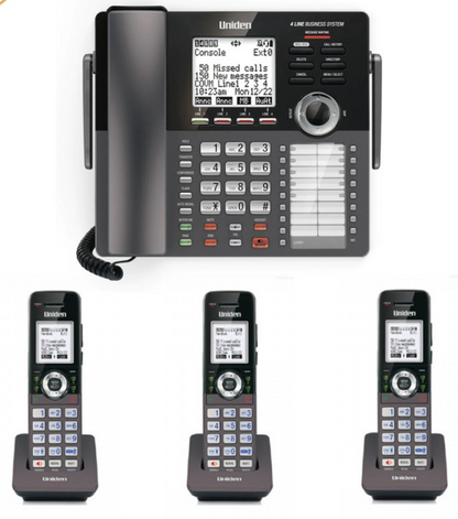 Pack Standard Uniden AT4801 et 3 Combinées AT480HS sans Fil